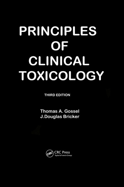 Principles Of Clinical Toxicology Principles Of Clinical Toxicology