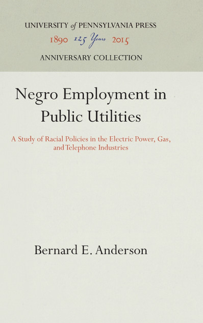 Negro Employment in Public Utilities