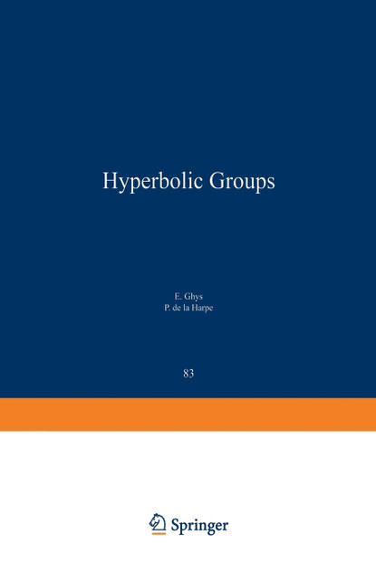 Sur les Groupes Hyperboliques d'après Mikhael Gromov