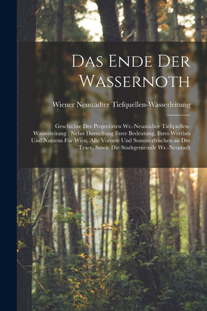 Das Ende Der Wassernoth