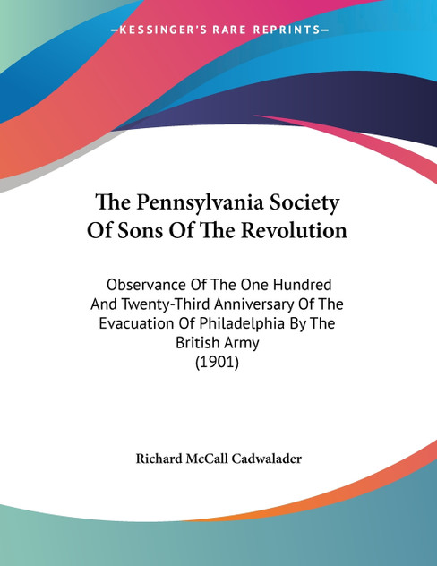 The Pennsylvania Society Of Sons Of The Revolution The Pennsylvania Society Of Sons Of The Revolution