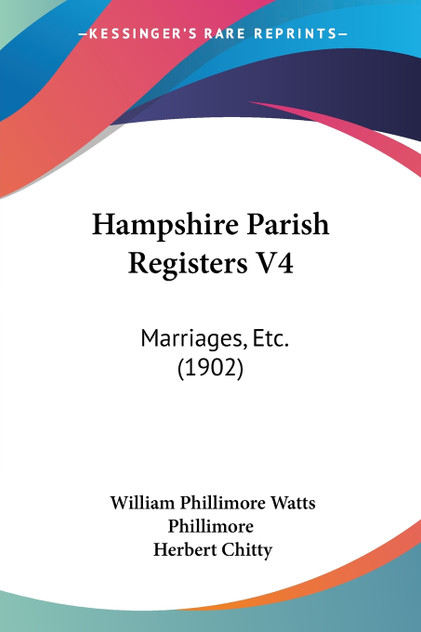 Hampshire Parish Registers V4 Hampshire Parish Registers V4