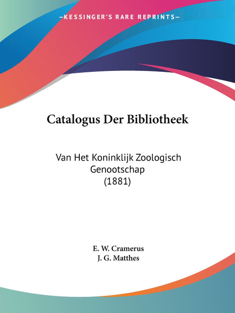 Catalogus Der Bibliotheek