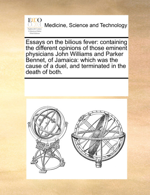 Essays on the bilious fever Essays on the bilious fever