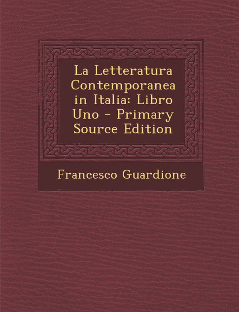 La Letteratura Contemporanea in Italia La Letteratura Contemporanea in Italia