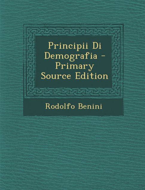 Principii Di Demografia