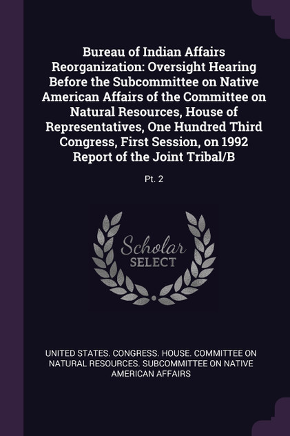 Bureau of Indian Affairs Reorganization Bureau of Indian Affairs Reorganization