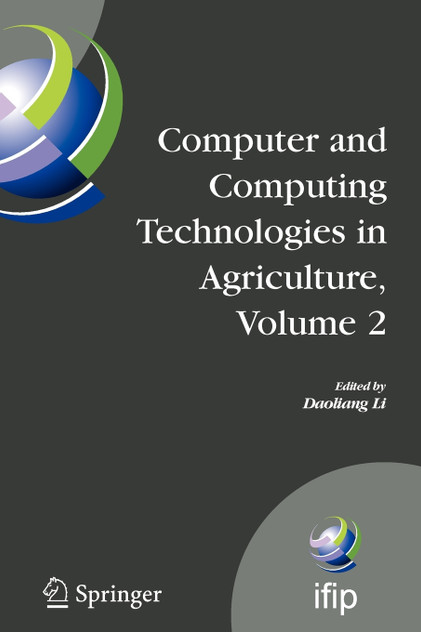 Computer and Computing Technologies in Agriculture, Volume II Computer and Computing Technologies in Agriculture, Volume II
