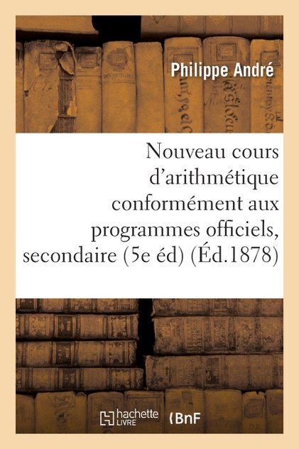 Nouveau cours d'arithmétique