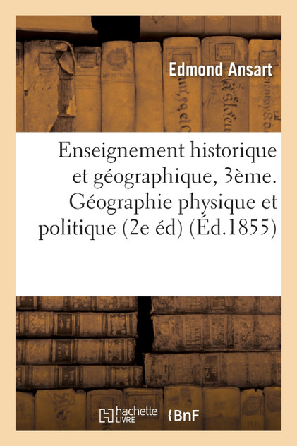 Enseignement historique et géographique Enseignement historique et géographique