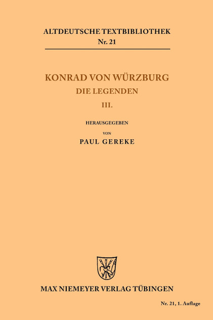 Die Legenden III. Die Legenden III.