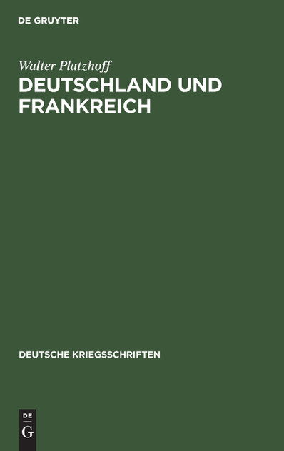 Deutschland und Frankreich Deutschland und Frankreich