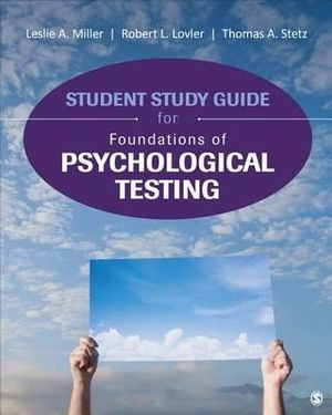 Student Study Guide for Foundations of Psychological Testing