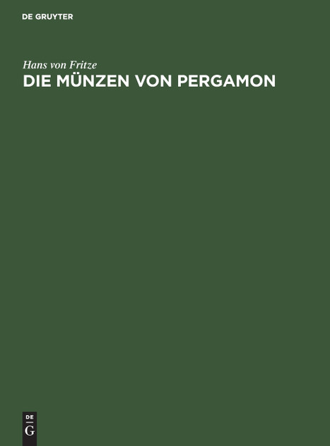 Die Münzen von Pergamon Die Münzen von Pergamon