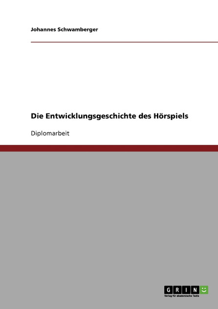 Die Entwicklungsgeschichte des Hörspiels