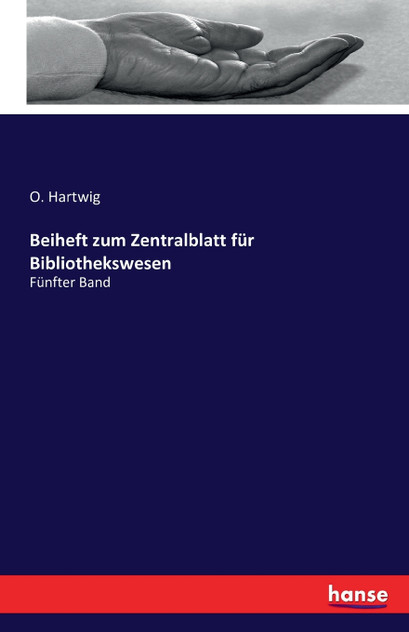 Beiheft zum Zentralblatt für Bibliothekswesen