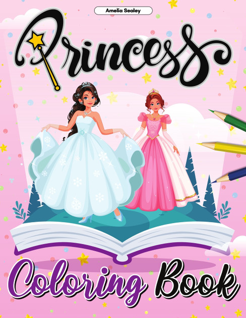 Princess Coloring Book for Kids Princess Coloring Book for Kids