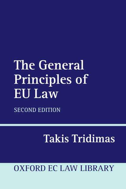 The General Principles of EU Law The General Principles of EU Law