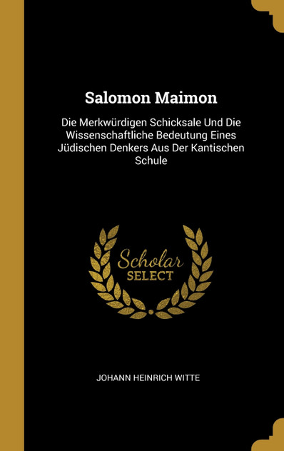 Salomon Maimon Salomon Maimon