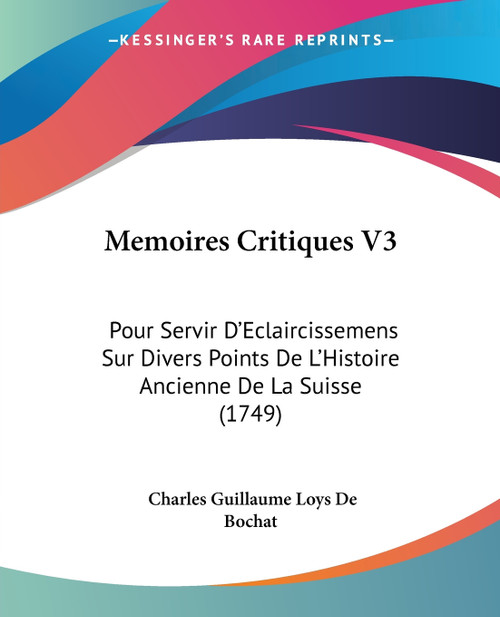 Memoires Critiques V3 Memoires Critiques V3