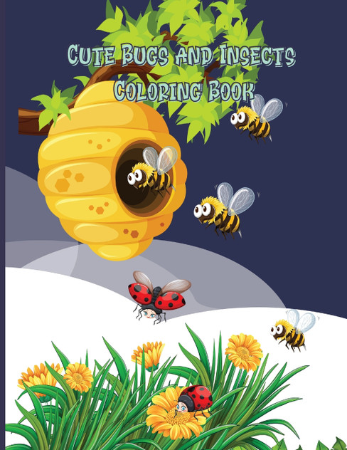 Cute Bugs and Insects Coloring Book Cute Bugs and Insects Coloring Book