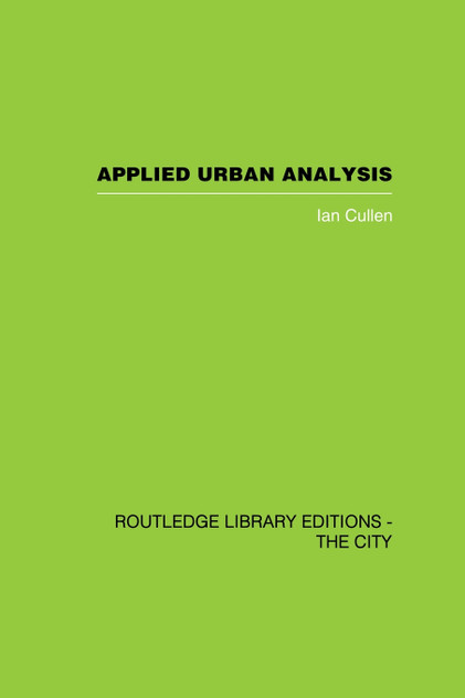 Applied Urban Analysis