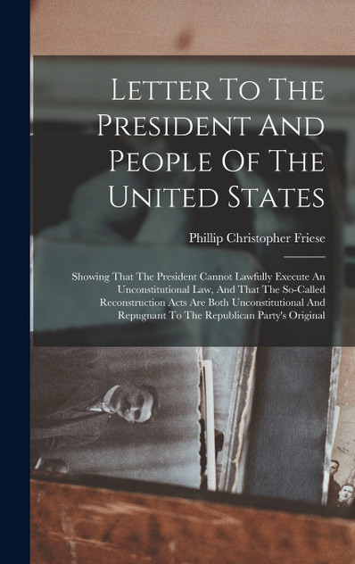 Letter To The President And People Of The United States Letter To The President And People Of The United States
