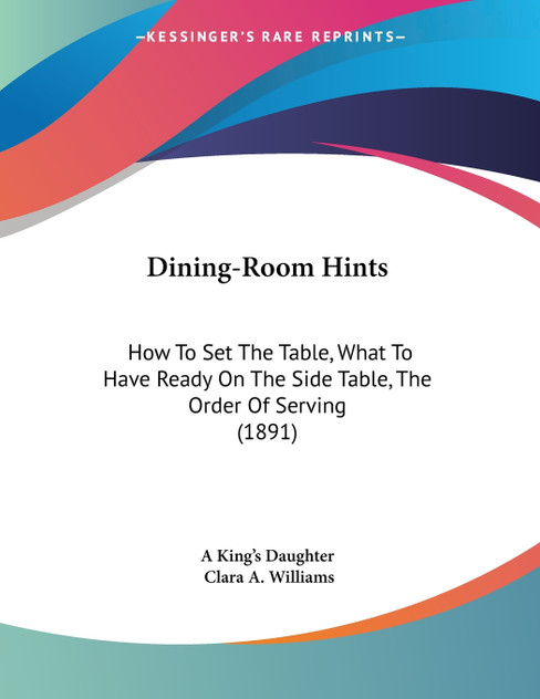 Dining-Room Hints Dining-Room Hints