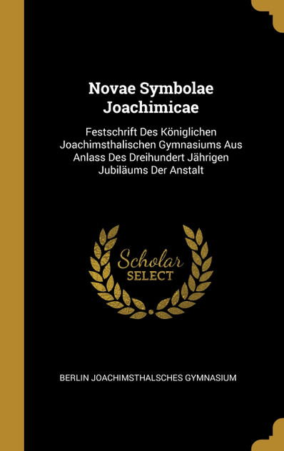 Novae Symbolae Joachimicae
