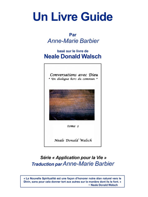 Conversations with God Book 2 GUIDEBOOK French