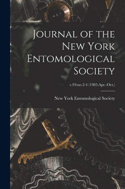 Journal of the New York Entomological Society; v.93 Journal of the New York Entomological Society; v.93