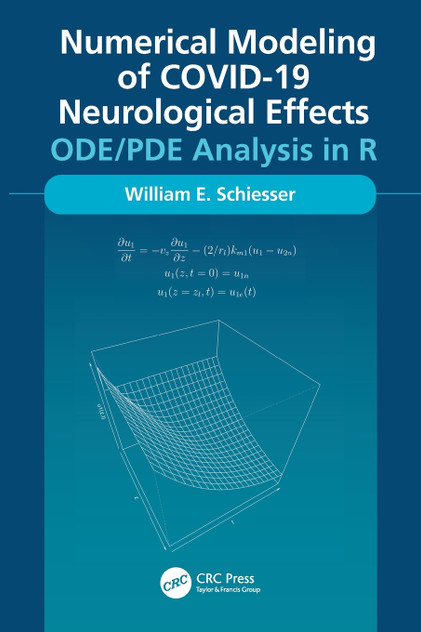Numerical Modeling of COVID-19 Neurological Effects