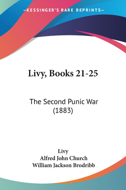 Livy, Books 21-25 Livy, Books 21-25