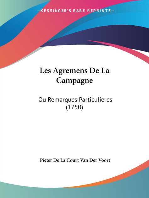 Les Agremens De La Campagne Les Agremens De La Campagne