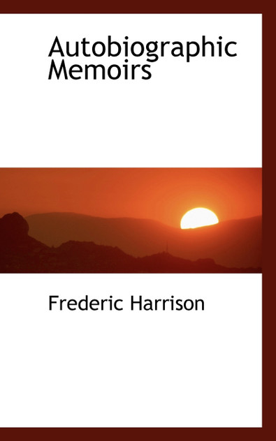 Autobiographic Memoirs