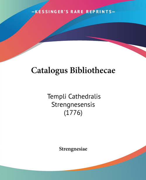 Catalogus Bibliothecae Catalogus Bibliothecae