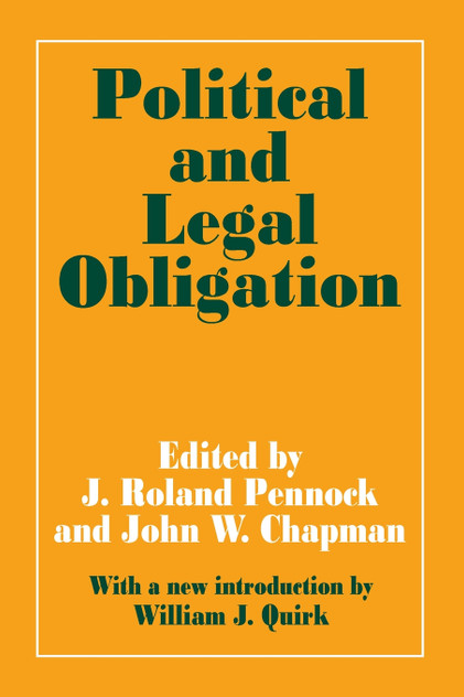 Political and Legal Obligation Political and Legal Obligation