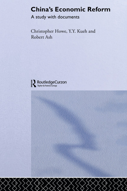 China's Economic Reform China's Economic Reform