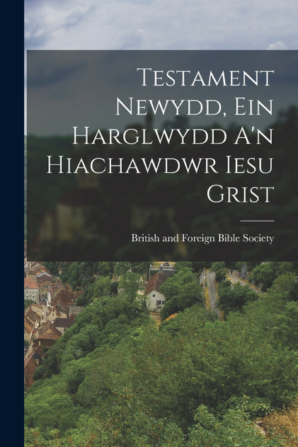 Testament Newydd, Ein Harglwydd A'n Hiachawdwr Iesu Grist Testament Newydd, Ein Harglwydd A'n Hiachawdwr Iesu Grist