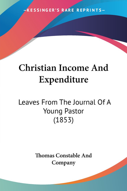 Christian Income And Expenditure Christian Income And Expenditure