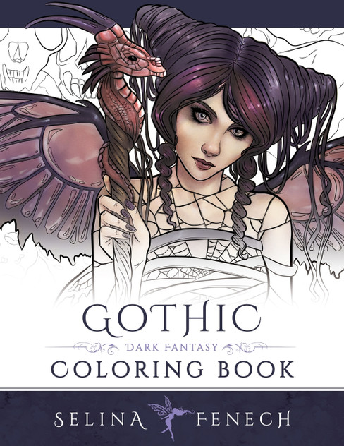 Gothic - Dark Fantasy Coloring Book Gothic - Dark Fantasy Coloring Book