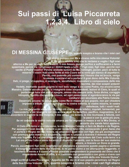 Sui passi di Luisa Piccarreta 1,2,3,4. Libro di cielo Sui passi di Luisa Piccarreta 1,2,3,4. Libro di cielo