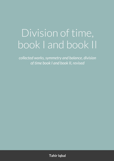 Division of time, book I and book II Division of time, book I and book II
