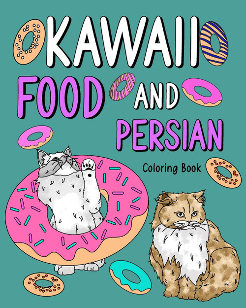 Kawaii Food and Persian Coloring Book