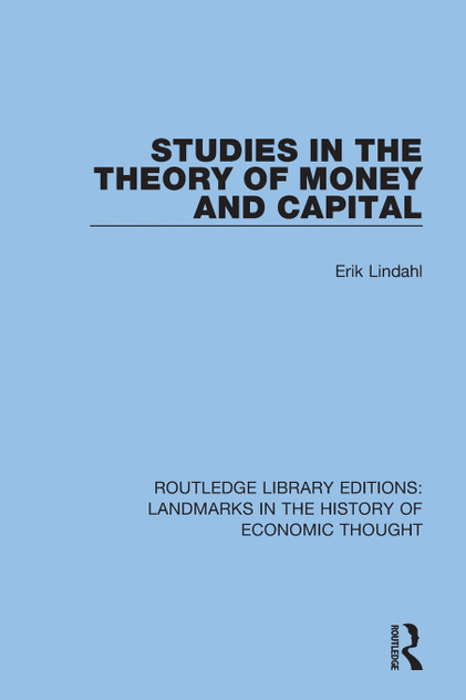 Studies in the Theory of Money and Capital Studies in the Theory of Money and Capital