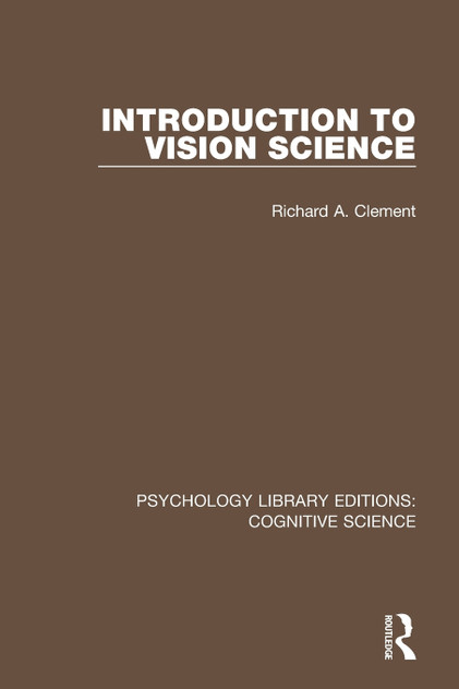 Introduction to Vision Science Introduction to Vision Science