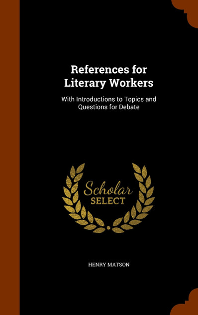 References for Literary Workers