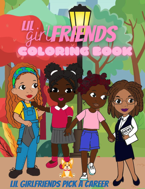 Lil Girlfriends Coloring Book Lil Girlfriends Coloring Book