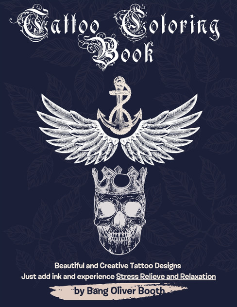 Tattoo Colouring Book