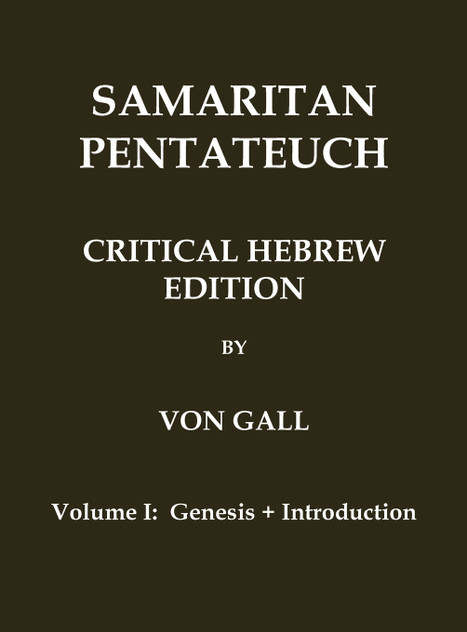 Samaritan Pentateuch